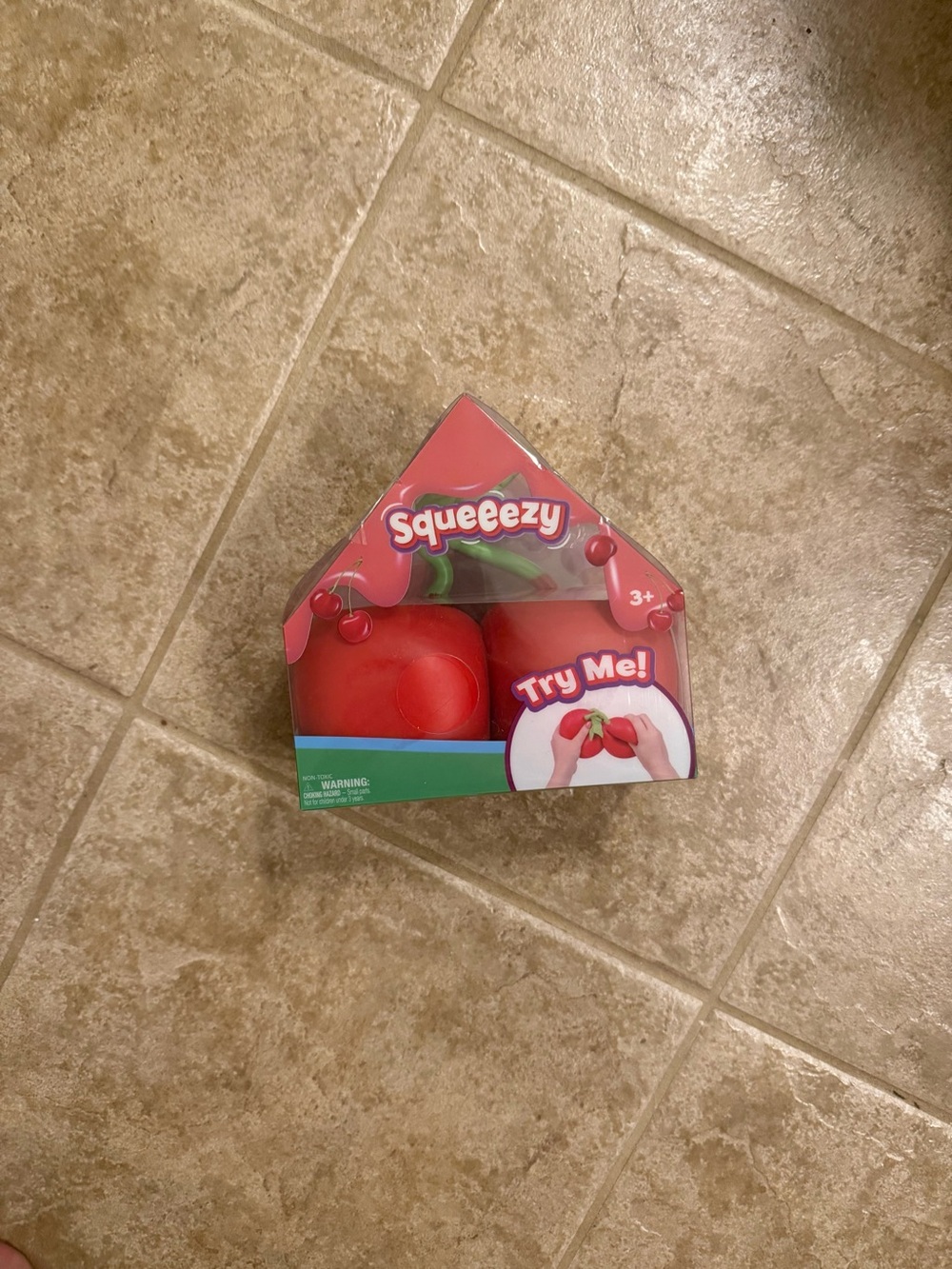 Squeezy Cherry Squishy Toy